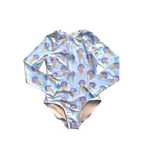 Tea Collection long sleeve ice cream Rashguard swimsuit